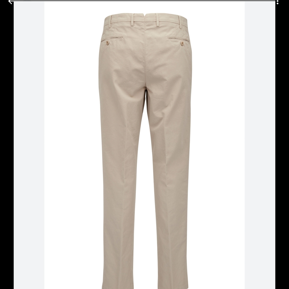Loro Piana Men's Corduroy Pants - Cream 281
